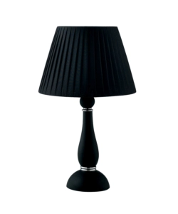 LAMPADA DA TAVOLO "ALFIERE" NERO 32X54 CM, MAX 60W